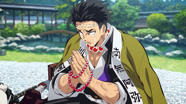 Tại sao Nham Trụ Gyomei Himejima luôn cầu nguyện và khóc trong Kimetsu no Yaiba? - Ảnh 2.