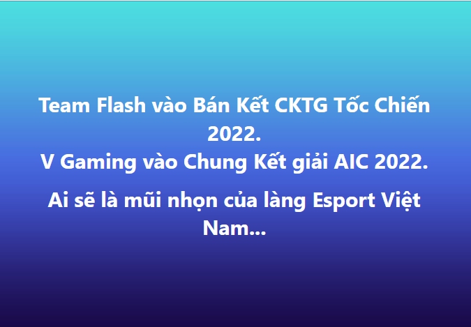 Trong một ngày thế giới của thể thao điện tử VN, CĐM hỏi khó “Ai mới là mũi nhọn của Esports Việt” - Ảnh 3.