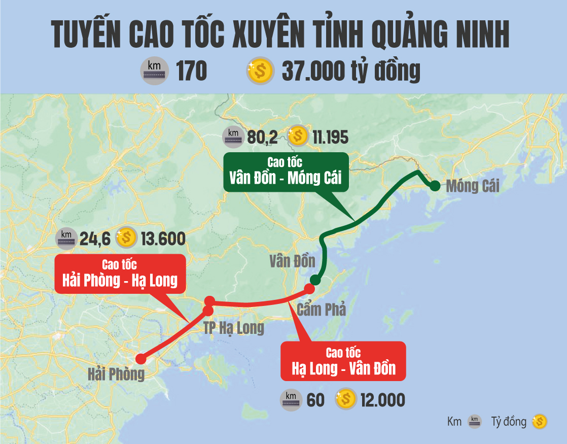 Cao tốc xuyên tỉnh dài nhất Việt Nam, trị giá gần 37.000 tỷ đồng ở Quảng Ninh - Ảnh 12.