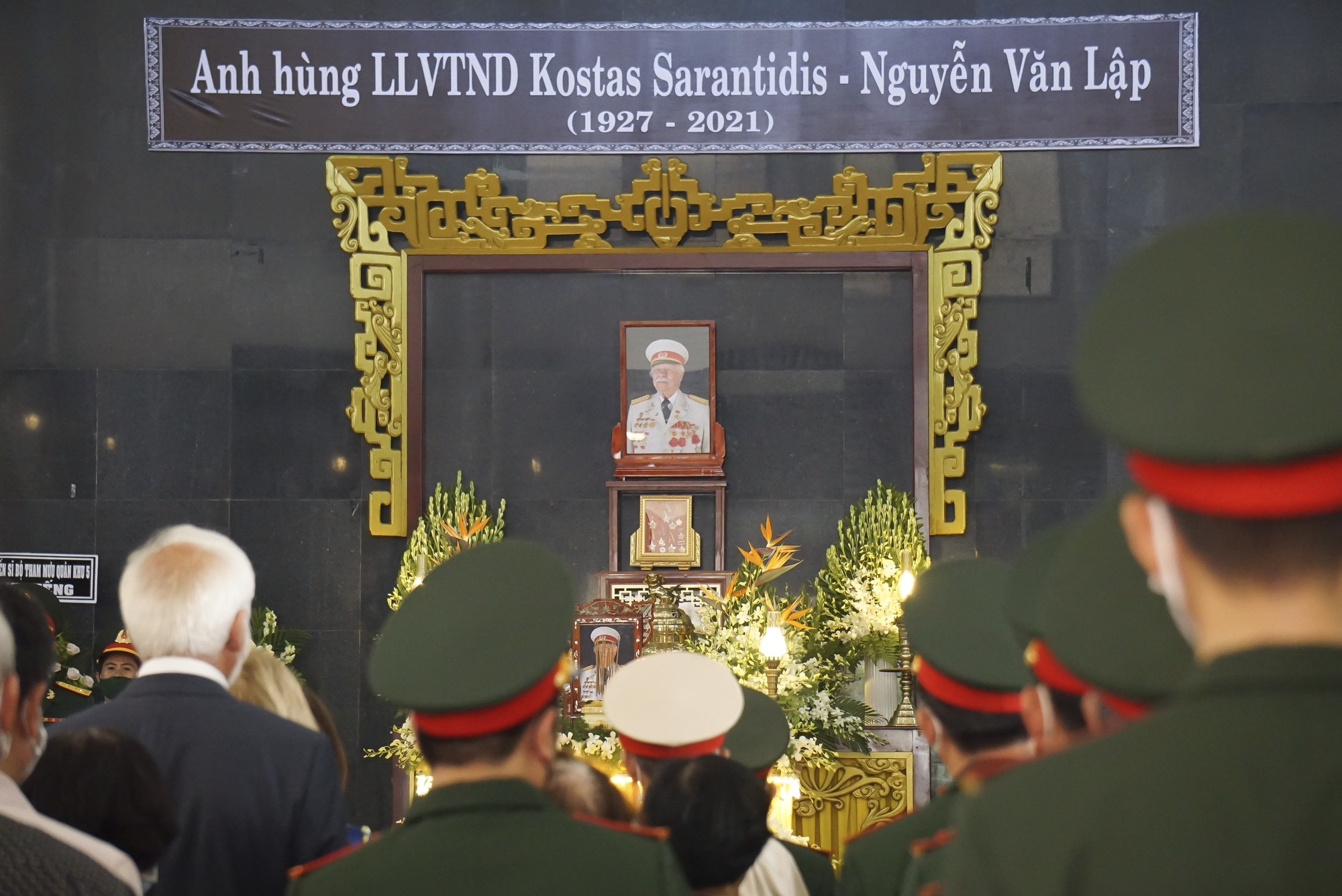Xúc động lễ truy điệu Anh hùng LLVT nhân dân Kostas Sarantidis - Nguyễn Văn Lập - Ảnh 7.