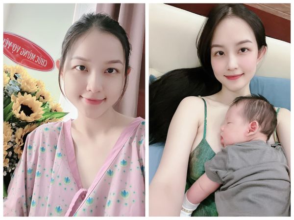 Sinh con xong vẫn tăng 15kg - bụng như hồi 7 tháng, mẹ trẻ về dáng siêu nhanh, diện được áo ôm body chỉ sau 2 tháng - Ảnh 2.