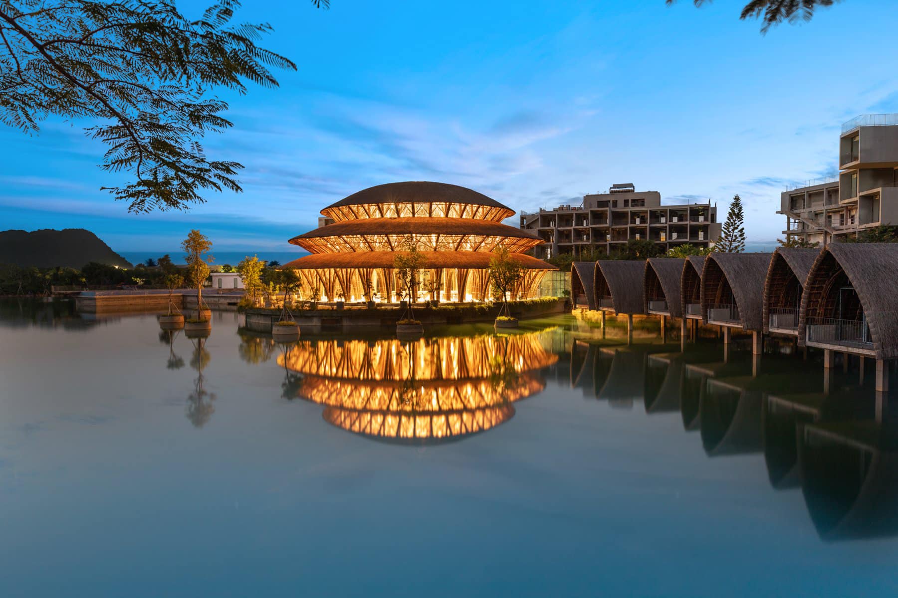 Khu resort ở Ninh Bình: Bản hòa tấu của những khúc nhạc tre, có Nhà tre lớn bậc nhất Đông Nam Á  - Ảnh 3.