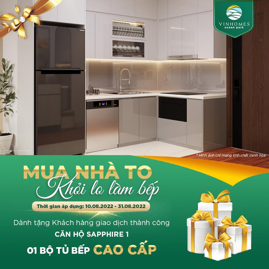 Mua nhà Sapphire 1, nhận ưu đãi &quot;Mua nhà to, khỏi lo làm bếp&quot; - Ảnh 2.