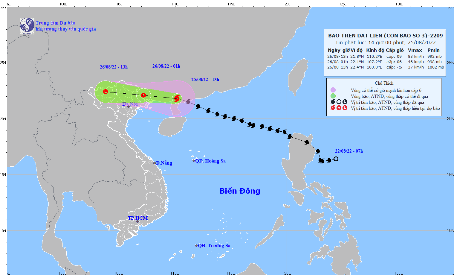 Bão số 3 đổ bộ vào Trung Quốc, hoàn lưu bão gây gió giật cấp 7 ở Bạch Long Vĩ - Ảnh 1.
