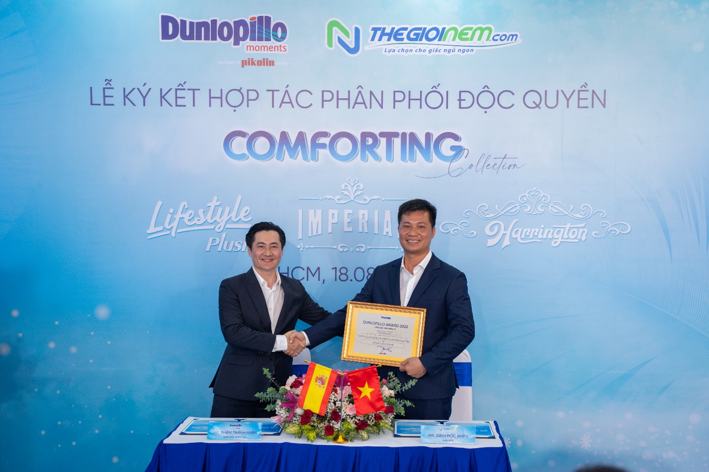 Dunlopillo ký kết phân phối độc quyền bộ sưu tập Comforting với Thế Giới Nệm - Ảnh 3.