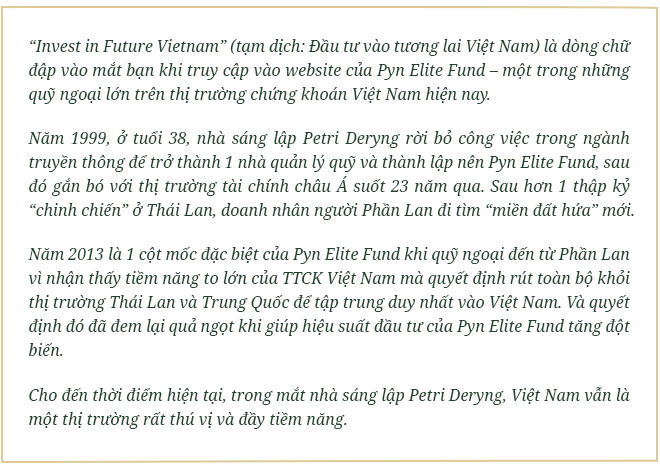 Sếp của quỹ ngoại 1 tỷ USD &quot;tất tay&quot; với chứng khoán Việt: Công việc quản lý quỹ có thu nhập cao &quot;đáng kinh ngạc&quot; - Ảnh 1.