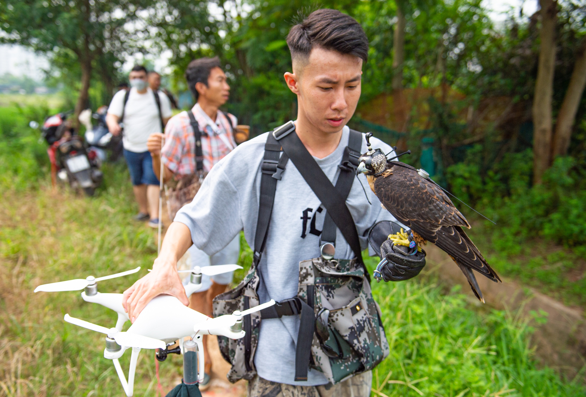 Ảnh: Dùng flycam, định vị GPS, tiêu tốn hàng chục triệu huấn luyện chim săn mồi để giải trí - Ảnh 2.
