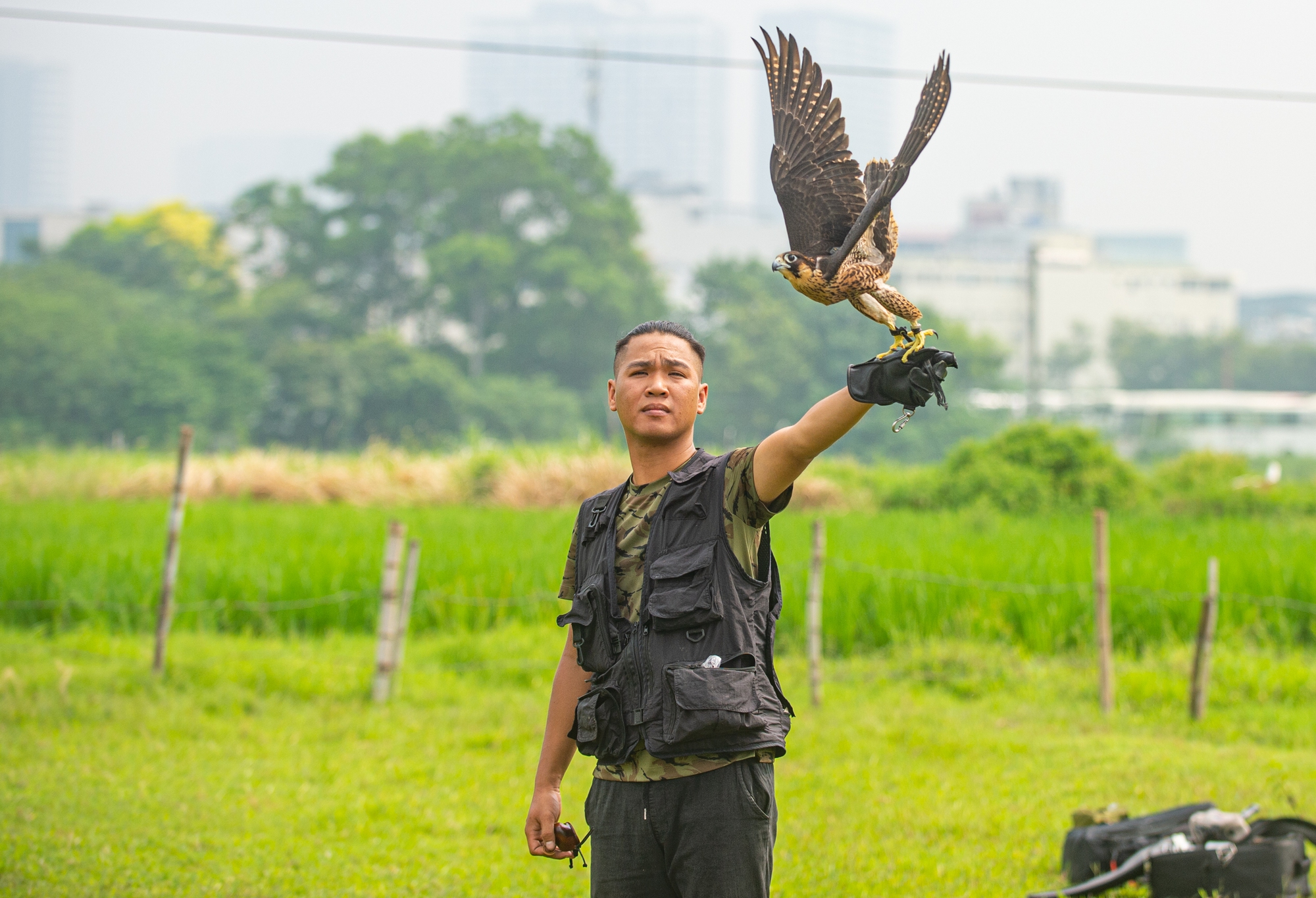 Ảnh: Dùng flycam, định vị GPS, tiêu tốn hàng chục triệu huấn luyện chim săn mồi để giải trí - Ảnh 5.