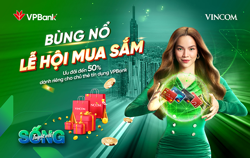 Tưng bừng Lễ hội mua sắm cùng thẻ tín dụng VPBank tại Vincom - Ảnh 1.