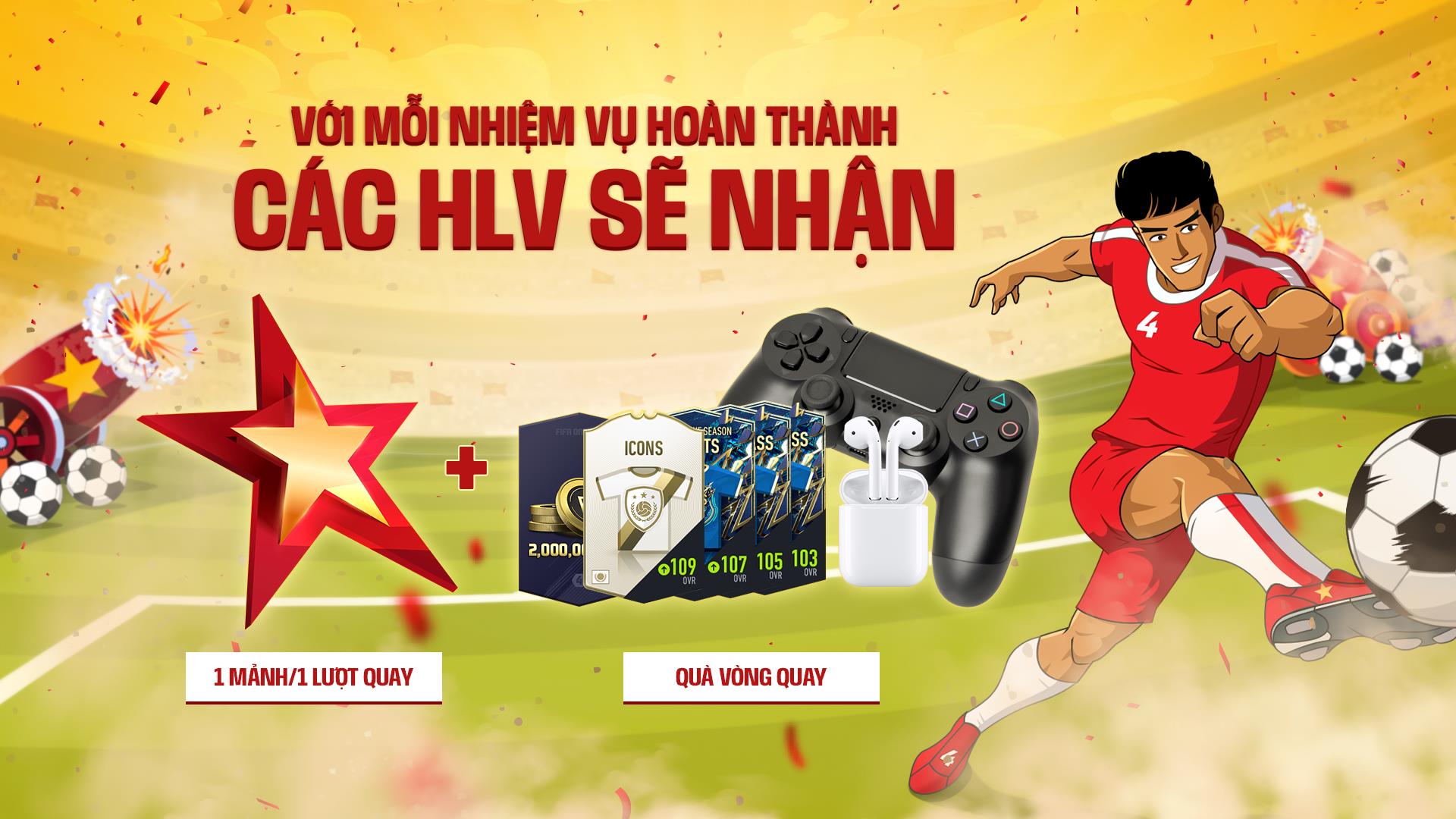 Người chơi FIFA Online có cơ hội nhận Airpod, Tay Cầm PS4 miễn phí nhân dịp Quốc Khánh - Ảnh 3.