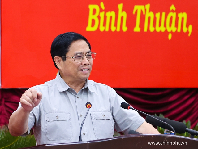 Thủ tướng: Bình Thuận phải phát triển xanh, nhanh, bền vững - Ảnh 1.