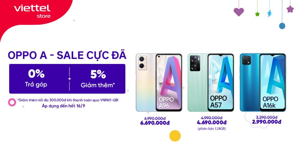 Rinh ưu đãi trong 3 ngày vàng chương trình “OPPO days - Sale cực đã” tại Viettel Store - Ảnh 3.