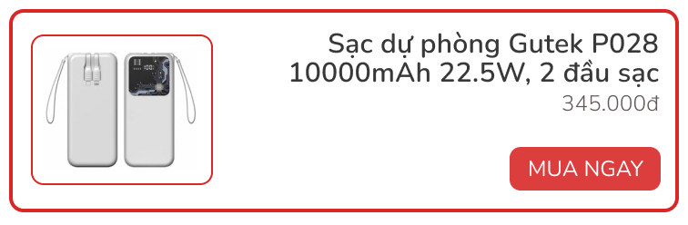 7 pin dự kqbd kèo nhà cái 5 gắn sẵn cáp sạc cho người đãng trí hay quên - Ảnh 4.