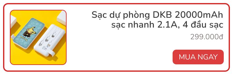 7 pin dự kqbd kèo nhà cái 5 gắn sẵn cáp sạc cho người đãng trí hay quên - Ảnh 3.
