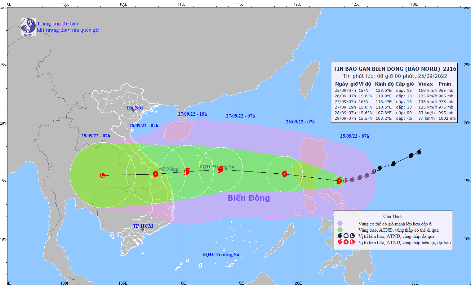 Bão số 4 - Noru nâng cấp thành &quot;siêu bão&quot; trước khi vào biển Đông, đe dọa tàn phá các tỉnh miền Trung - Ảnh 1.
