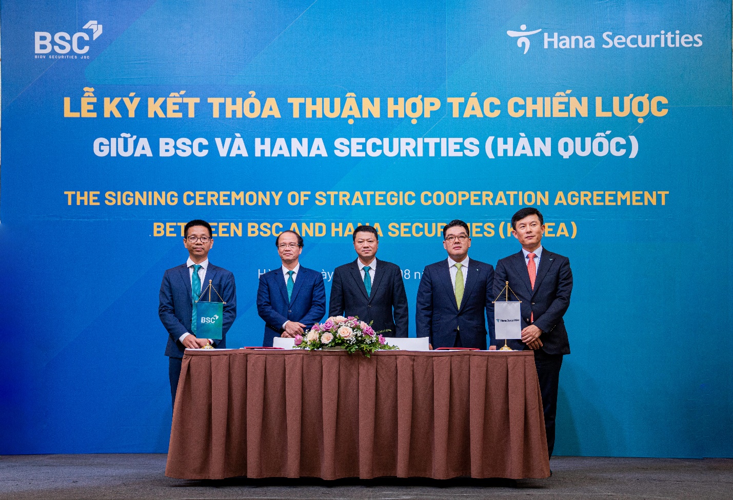 HANA Securities chính thức trở thành cổ đông chiến lược của Công ty Chứng khoán BIDV - Ảnh 1.