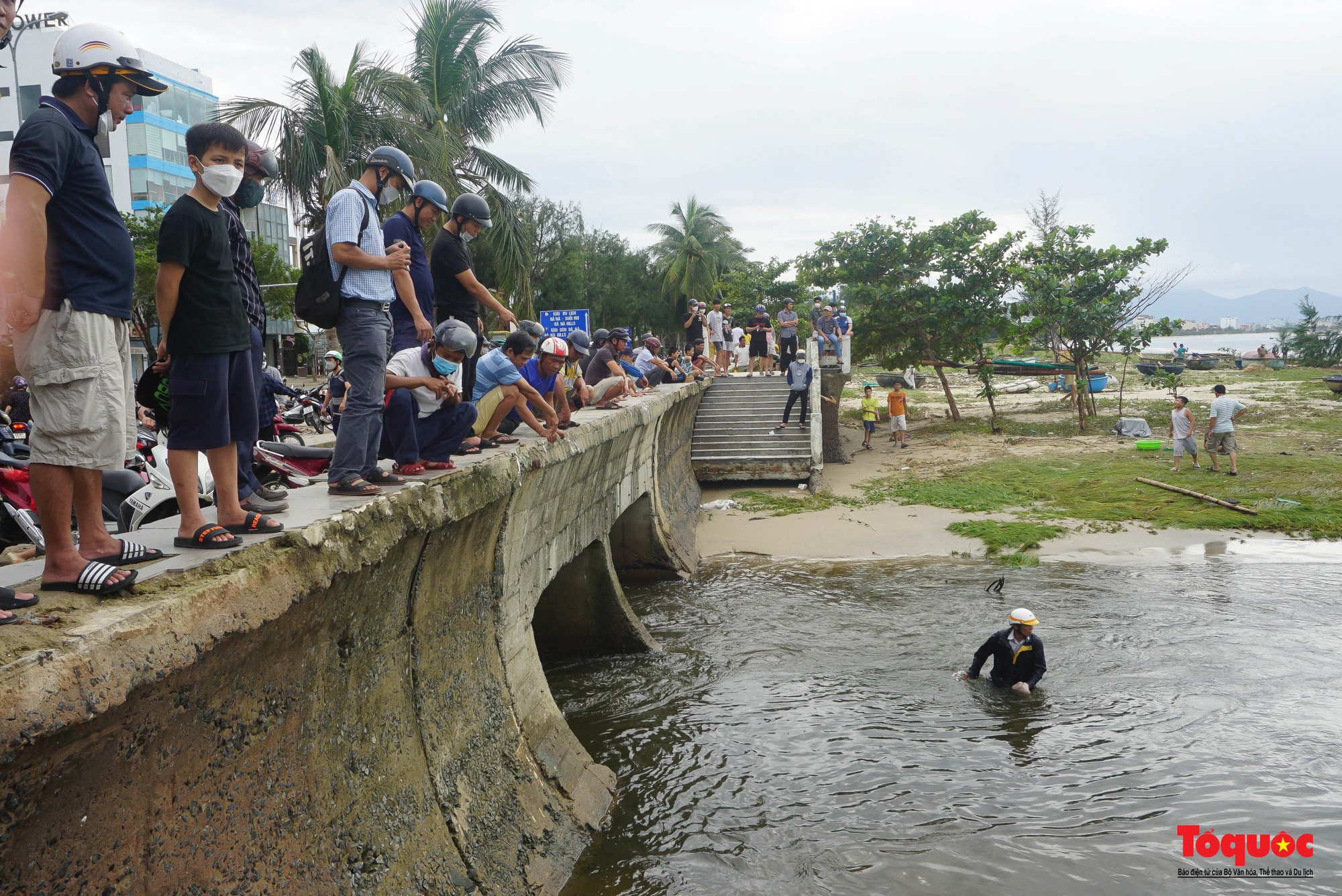 Sau bão Noru, người dân đổ ra bờ biển bắt…cá nước ngọt - Ảnh 6.