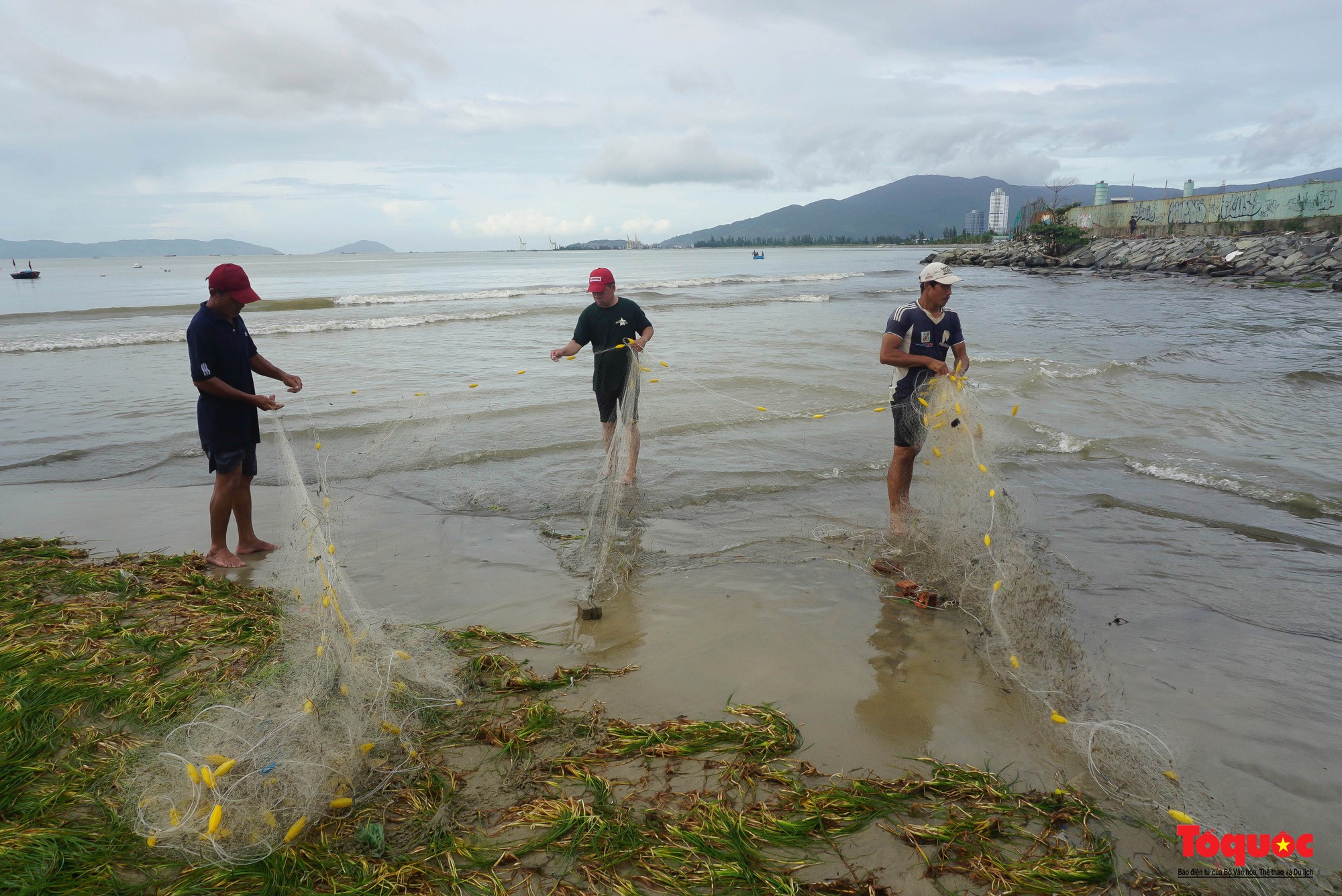 Sau bão Noru, người dân đổ ra bờ biển bắt…cá nước ngọt - Ảnh 9.