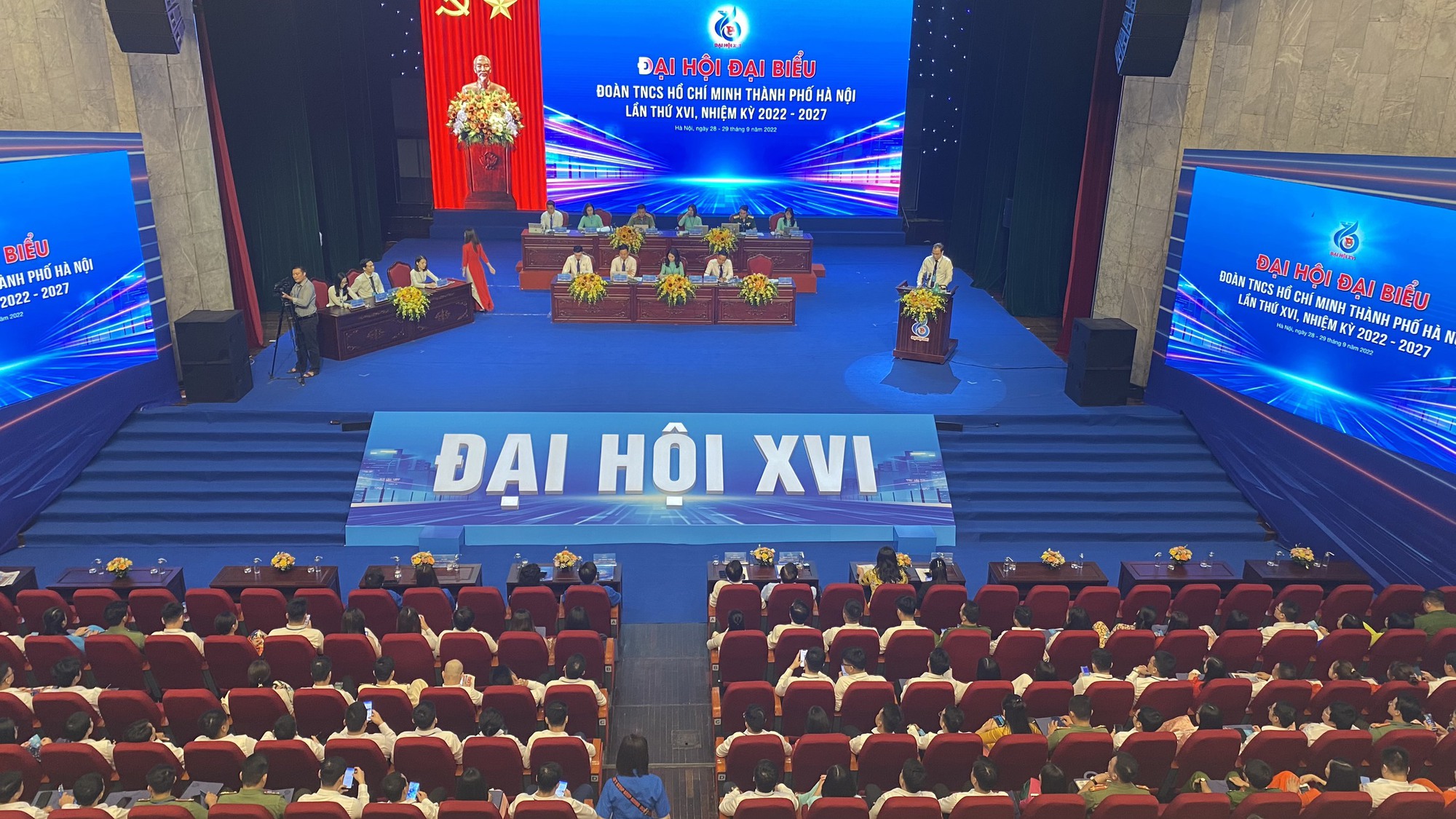 Khai mạc Đại hội Đoàn Thanh niên thành phố Hà Nội lần thứ XVI - Ảnh 1.