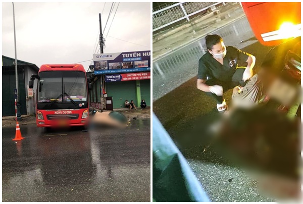 Camera vụ thanh niên tông trúng xe khách đang quay đầu ở Thái Nguyên - Ảnh 2.