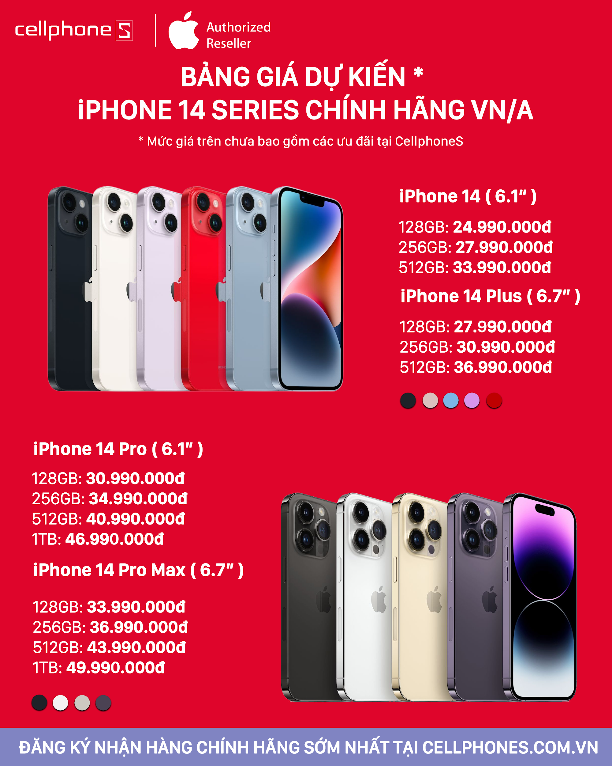 Đã có giá dự kiến iPhone 14  series chính hãng tại Việt Nam - Ảnh 2.