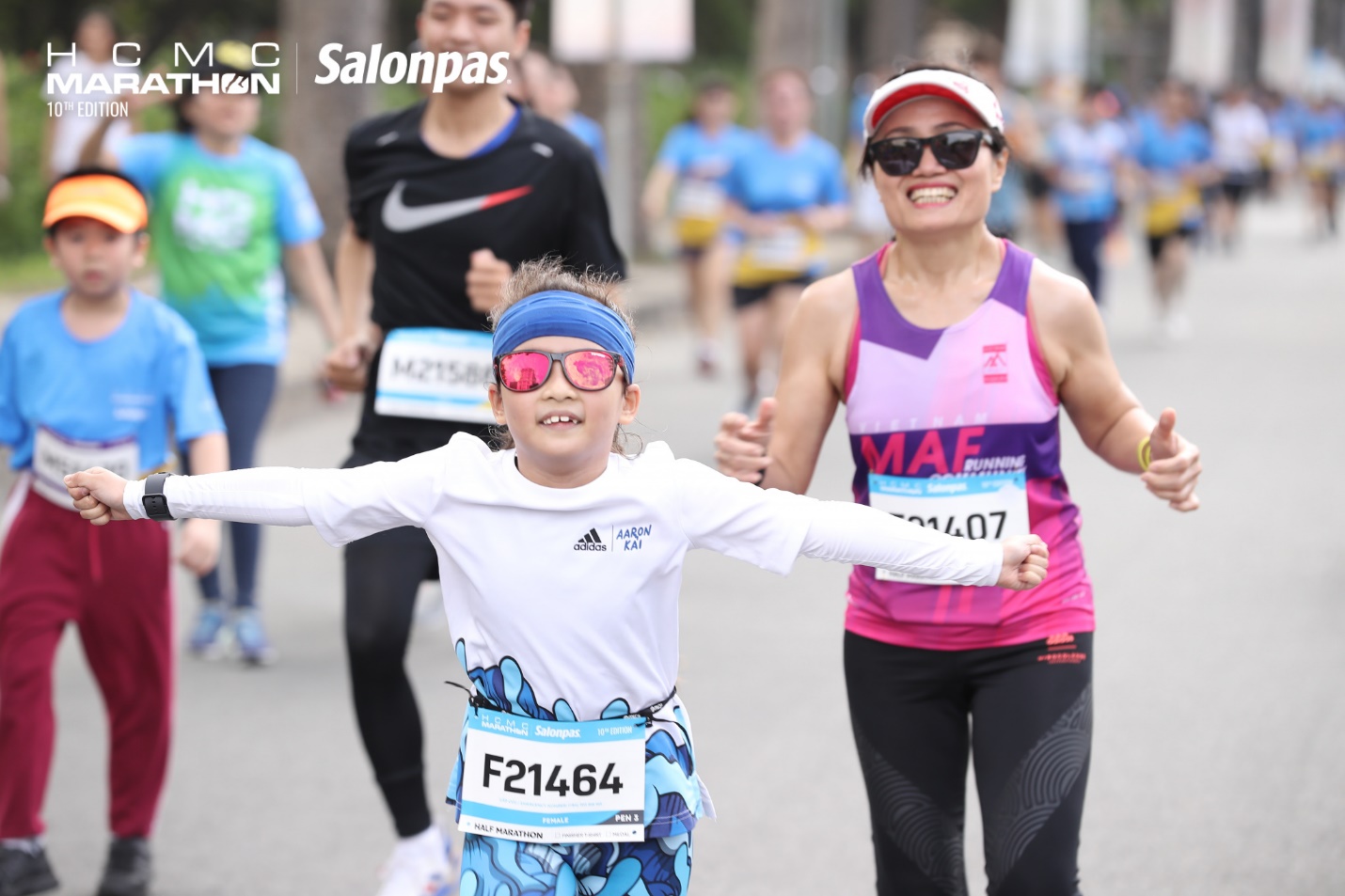 Runner nhí 8 tuổi đã chinh phục cự ly half marathon - Ảnh 1.