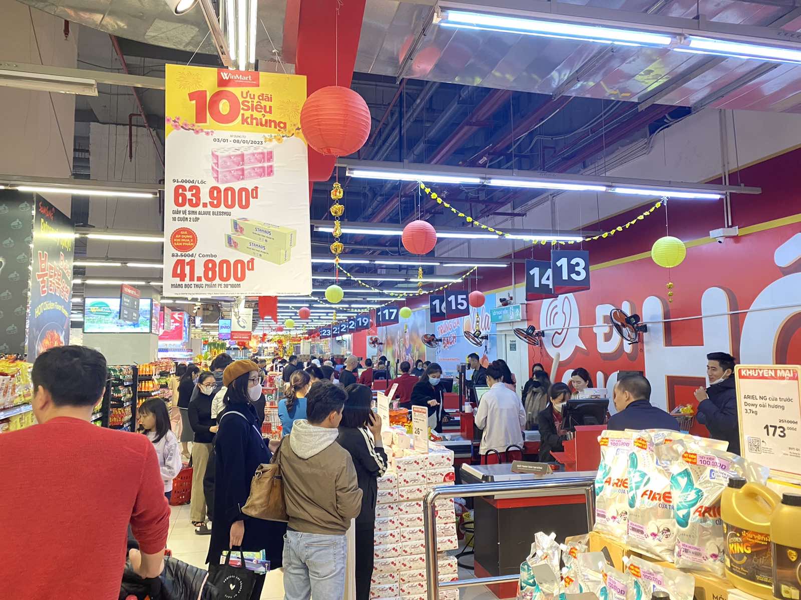 Hàng Tết tăng tới 30%, siêu thị triển khai chương trình hội viên nhiều ...