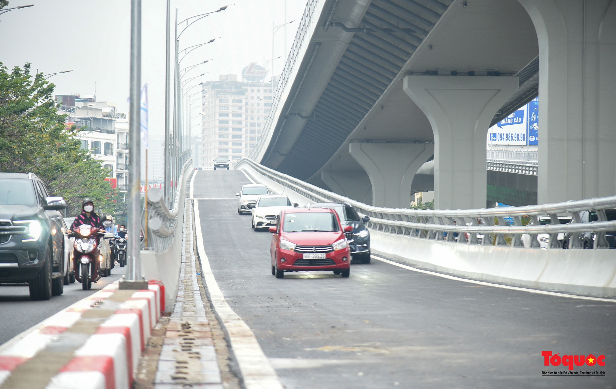 Thông xe tuyến đường vành đai trên cao gần 10.000 tỷ ở Hà Nội  - Ảnh 12.