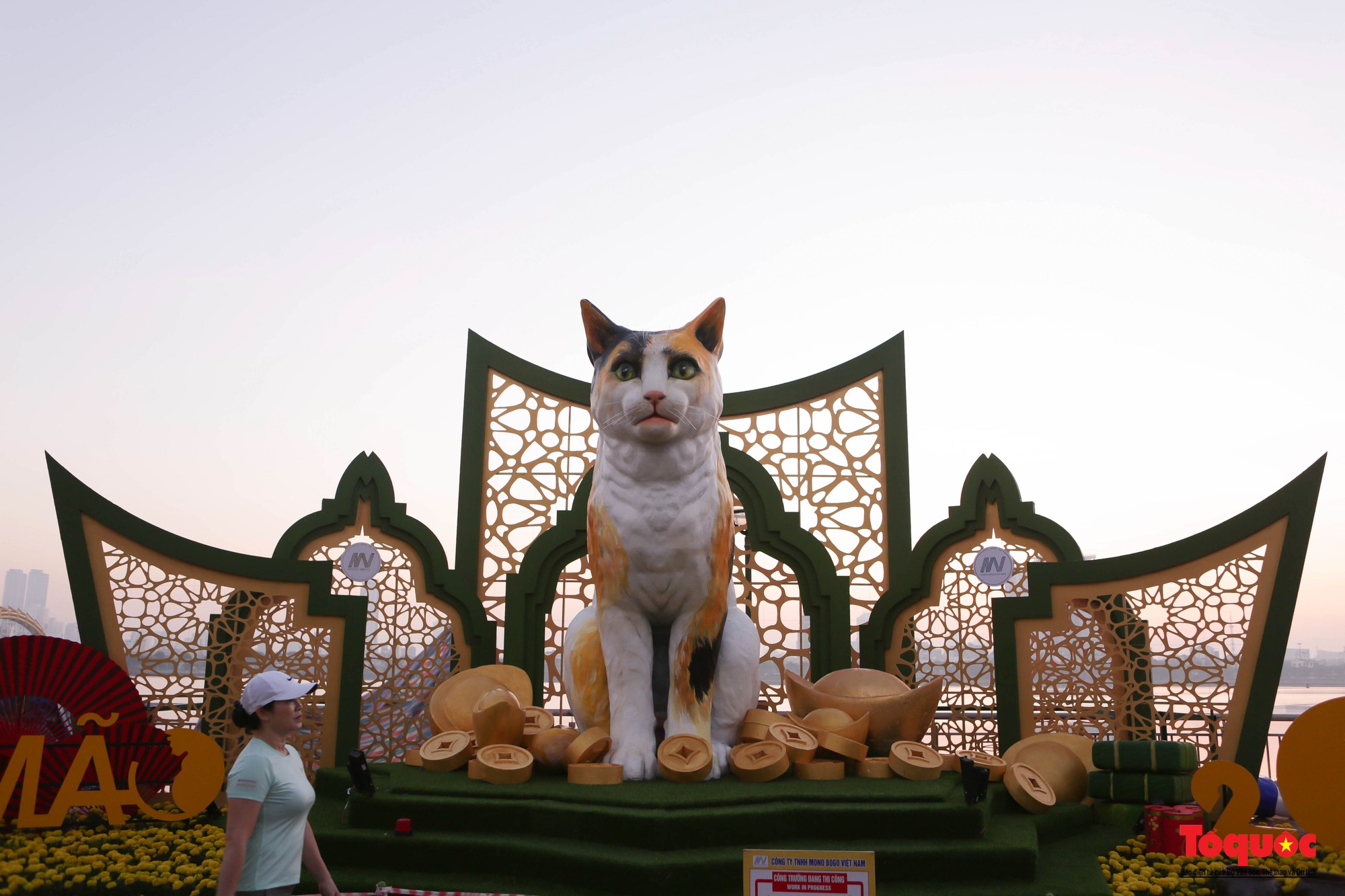 Ngắm linh vật mèo tại đường hoa xuân Đà Nẵng - Ảnh 9.