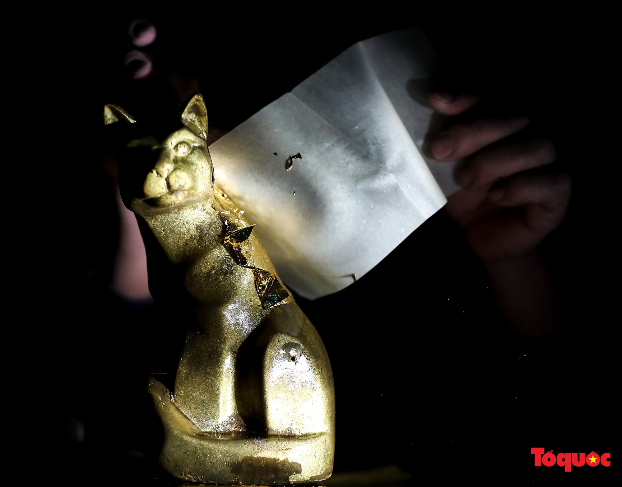 Ngắm bộ linh vật mèo dát vàng 24k chào đón Tết Quý Mão 2023 - Ảnh 11.