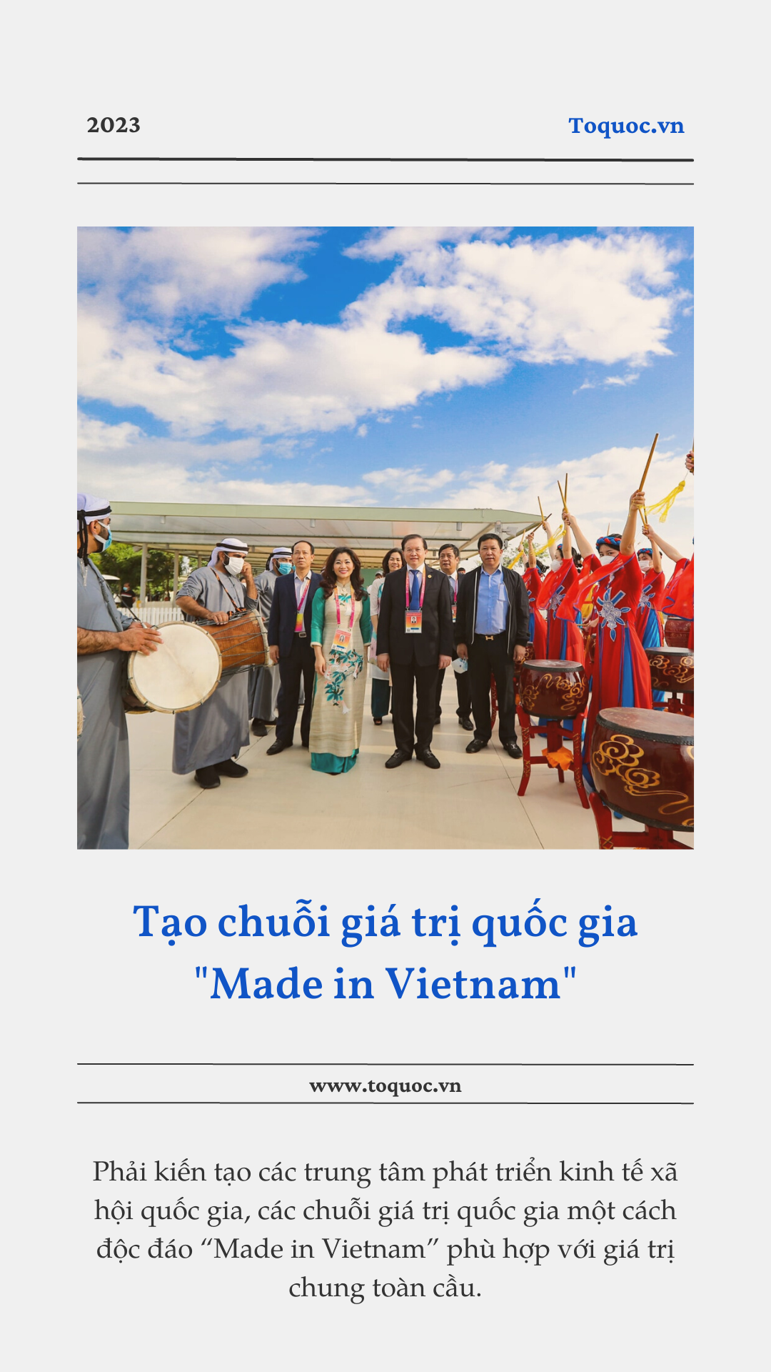 Tổ quốc trên đường văn hóa phát triển Việt Nam - Ảnh 2.
