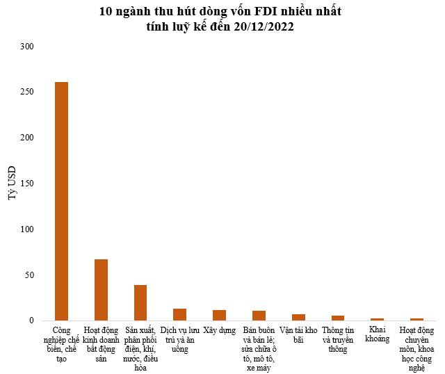 Ngành duy nhất đáng hút vốn FDI trên 260 tỷ USD  - Ảnh 1.