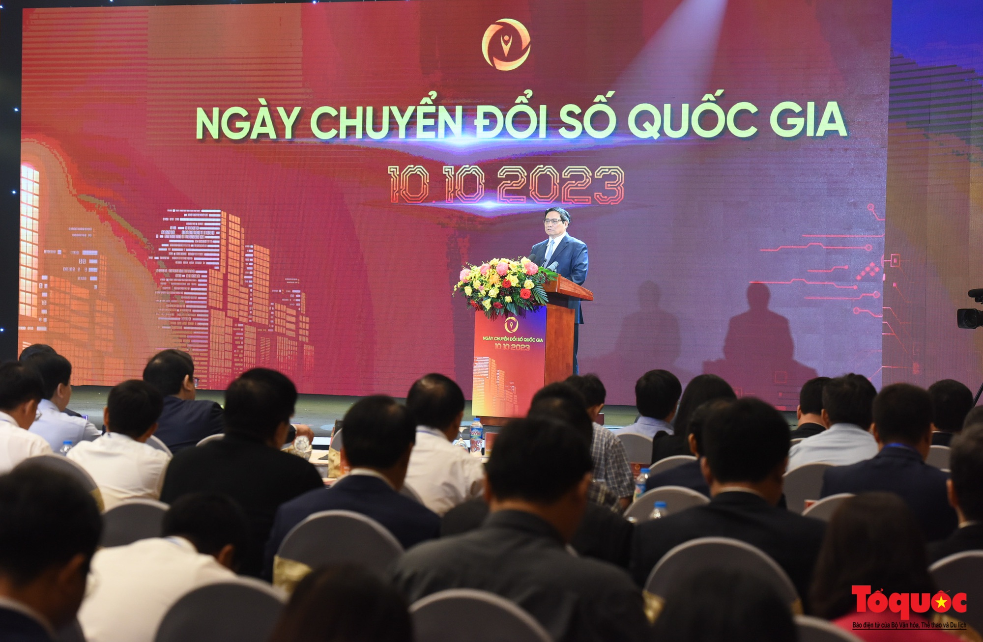 Chùm ảnh: Thủ tướng Phạm Minh Chính dự Ngày Chuyển đổi số quốc gia năm 2023 - Ảnh 6.