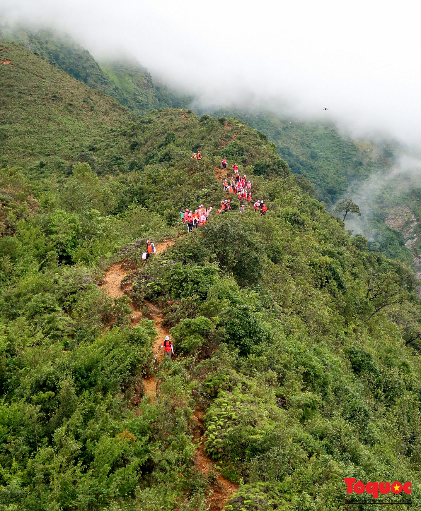 Hơn 100 nhà báo, phóng viên chinh phục đỉnh Tà Chì Nhù ở độ cao 2927m - Ảnh 6.