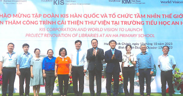 Chứng khoán KIS tài trợ cải thiện thư viện trường tiểu học tại TP. HCM - Ảnh 1.