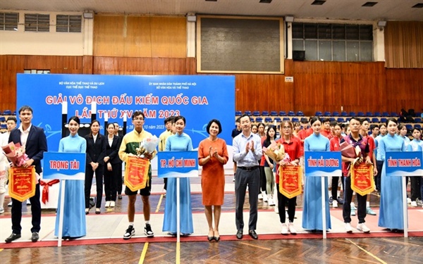 Hà Nội: Khai mạc giải Đấu kiếm vô địch quốc gia 2023 - Ảnh 1.