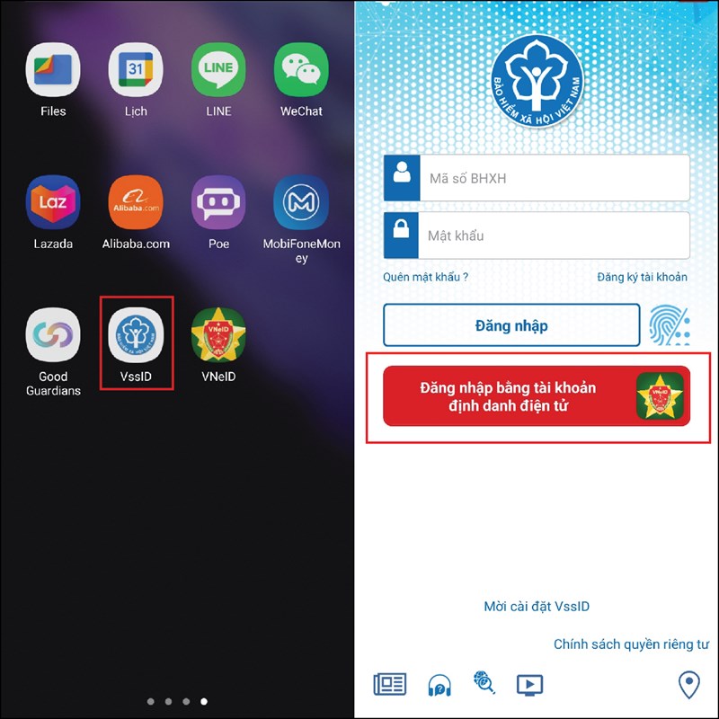 Quên số BHXH dài và khó nhớ đi, đây là cách đăng nhập VssID bằng tài khoản VNeID cực kỳ dễ dàng! - Ảnh 2.