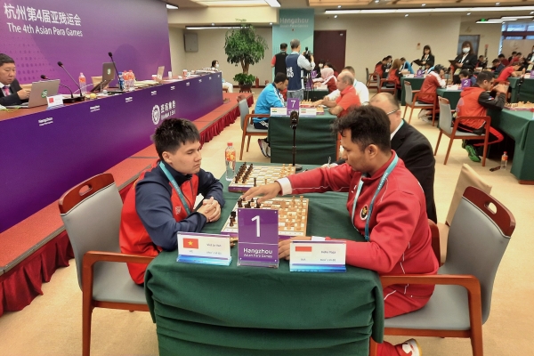 Cờ vua giành 5 HCB nội dung cờ tiêu chuẩn tại ASIAN Para Games 4 - Ảnh 1.