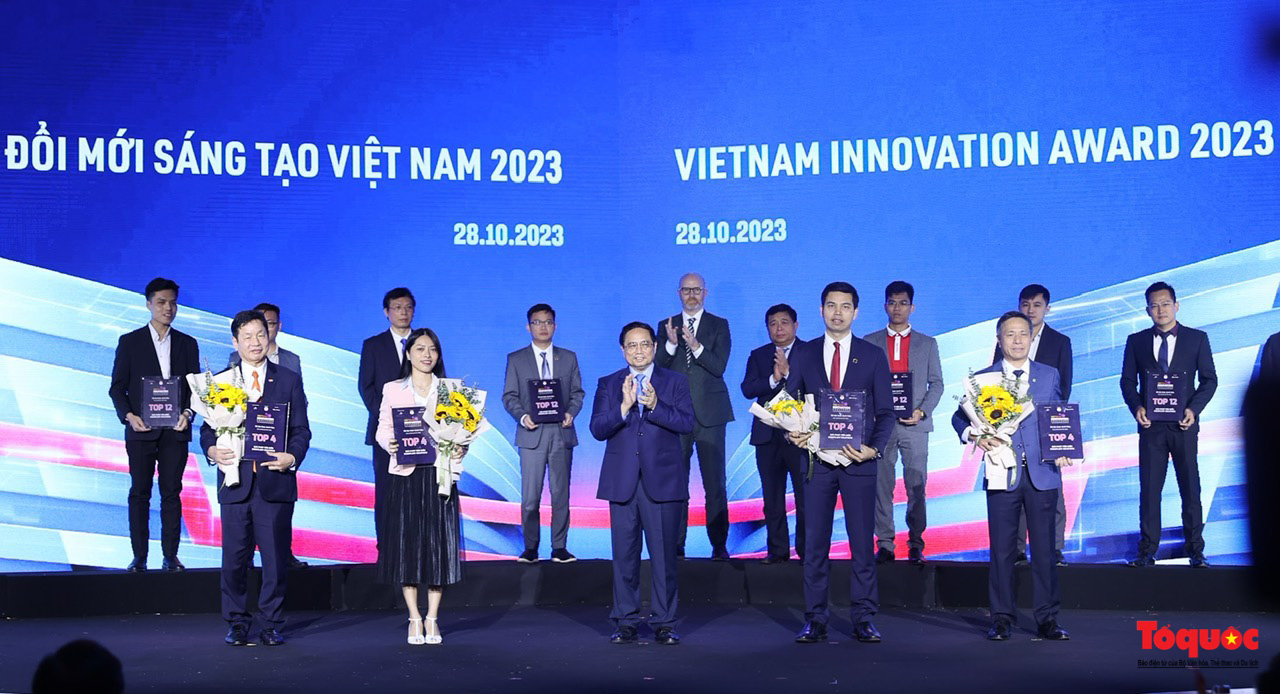 Lễ khánh thành Trung tâm Đổi mới sáng tạo quốc gia và Triển lãm quốc tế Đổi mới sáng tạo Việt Nam 2023 - Ảnh 18.