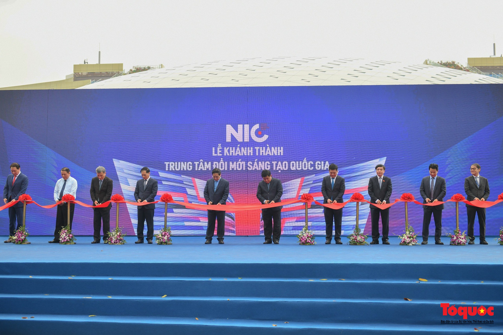 Lễ khánh thành Trung tâm Đổi mới sáng tạo quốc gia và Triển lãm quốc tế Đổi mới sáng tạo Việt Nam 2023 - Ảnh 3.