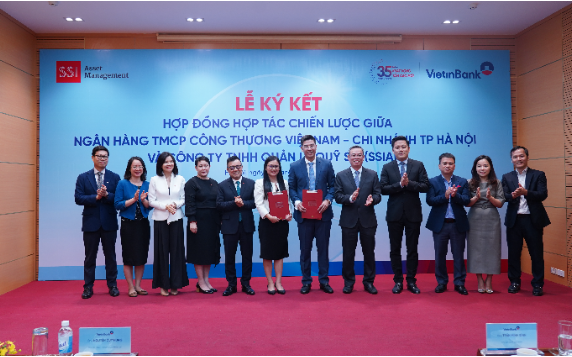 VietinBank TP. Hà Nội và SSIAM ký kết thỏa thuận hợp tác chiến lược - Ảnh 1.