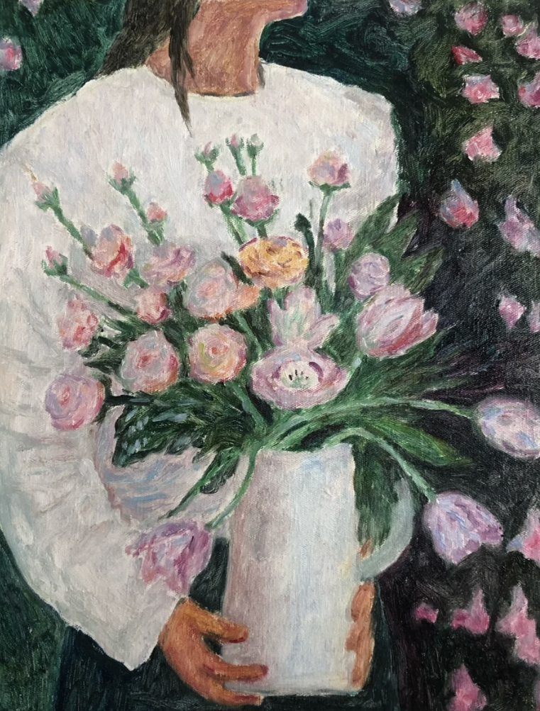 Nữ họa sĩ có khu vườn cổ tích, mở được cả triển lãm tranh nhờ vẽ hoa trong vườn nhà