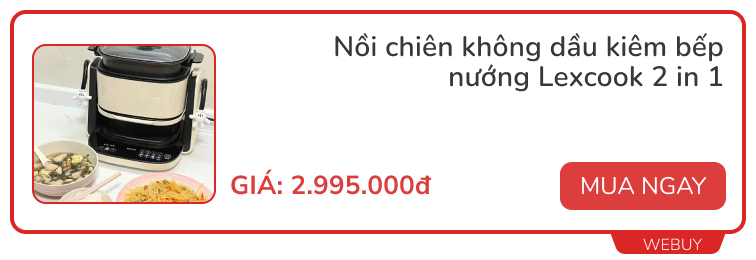 3 mẫu nồi chiên không dầu ít người biết: Tích hợp nồi áp suất lẫn bếp nướng, có loại chia sẵn 2 ngăn tiện lợi- Ảnh 3.