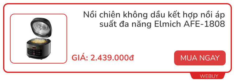 3 mẫu nồi chiên không dầu ít người biết: Tích hợp nồi áp suất lẫn bếp nướng, có loại chia sẵn 2 ngăn tiện lợi- Ảnh 9.