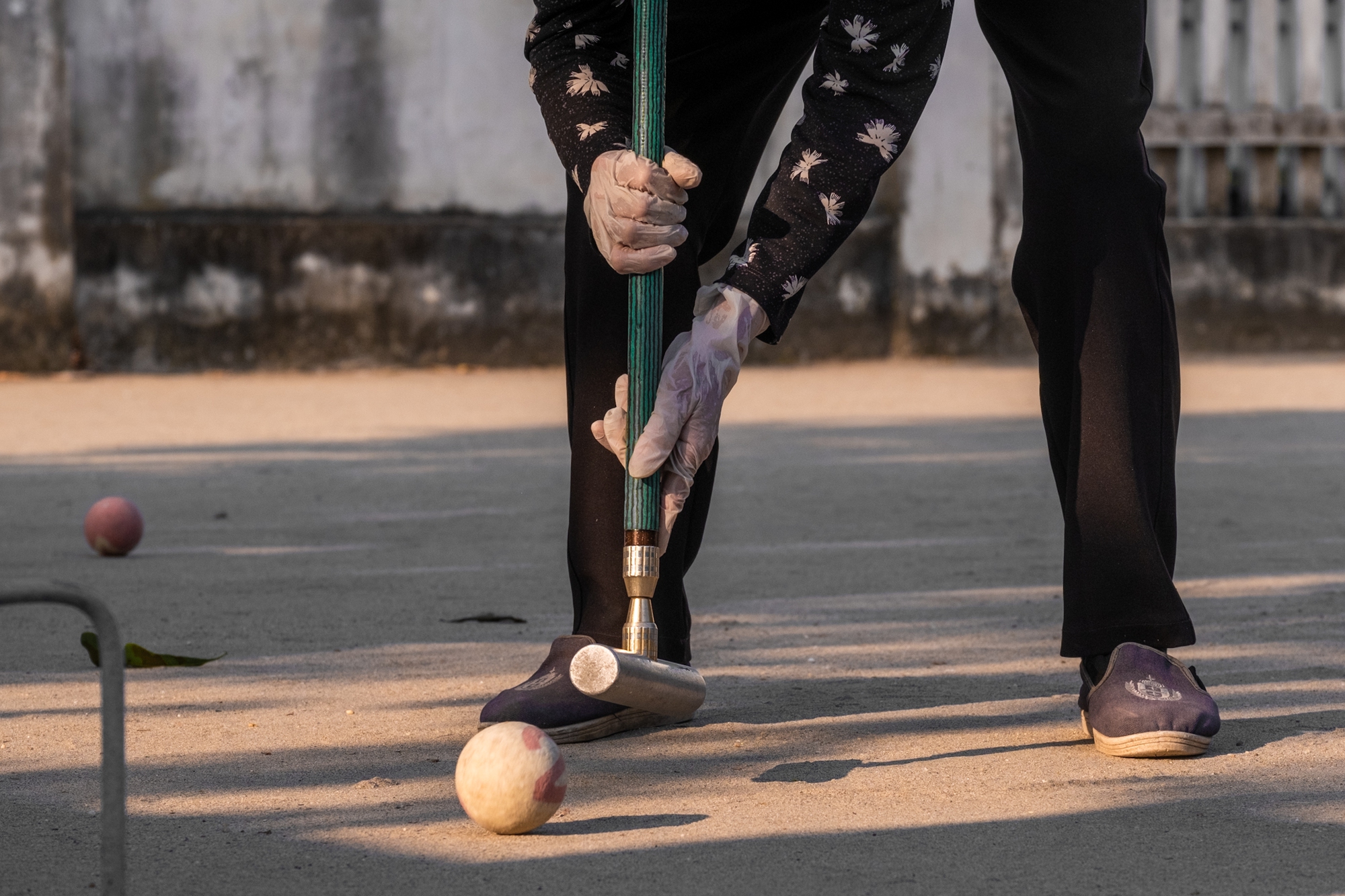 Croquet: Môn thể thao quý tộc Châu Âu trở thành thú vui mỗi ngày của người cao tuổi làng quê Việt Nam - Ảnh 4.