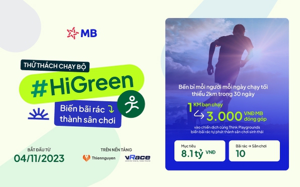 Tích luỹ dặm xanh cùng MBBank trong chiến dịch CSR HiGreen  - Ảnh 1.