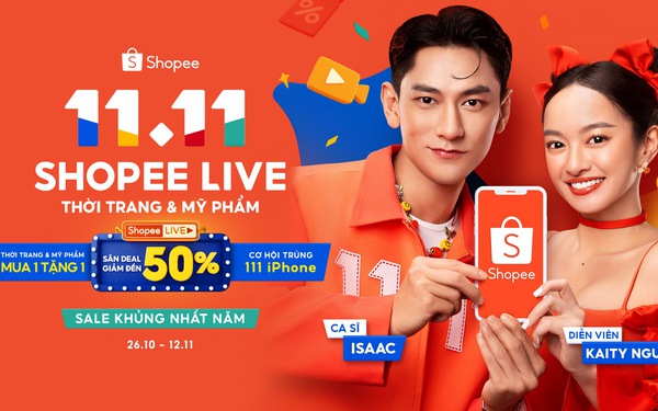 Shopee Live tăng trưởng ấn tượng, Shopee tiếp tục tung ưu đãi trong chuỗi livestream 11 ngày - Ảnh 1.