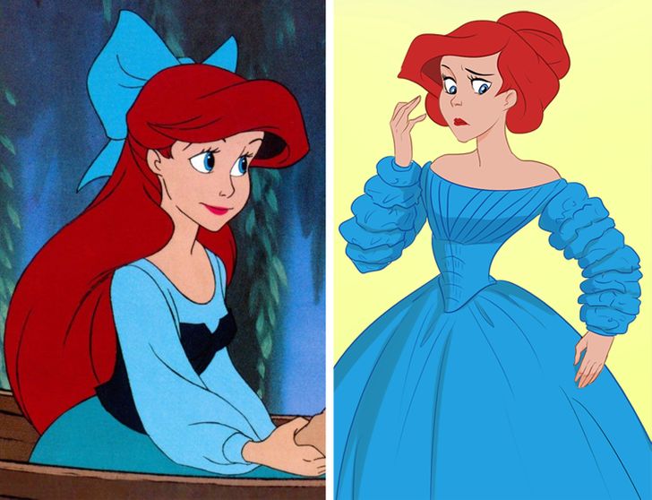 Những nàng công chúa Disney trông như thế nào nếu ở &quot;tạo hình gốc&quot;? - Ảnh 8.