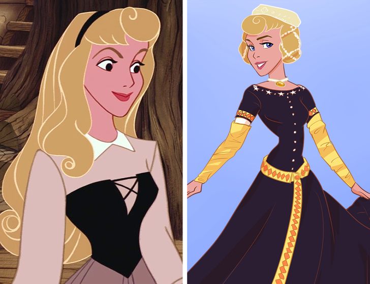 Những nàng công chúa Disney trông như thế nào nếu ở &quot;tạo hình gốc&quot;? - Ảnh 6.