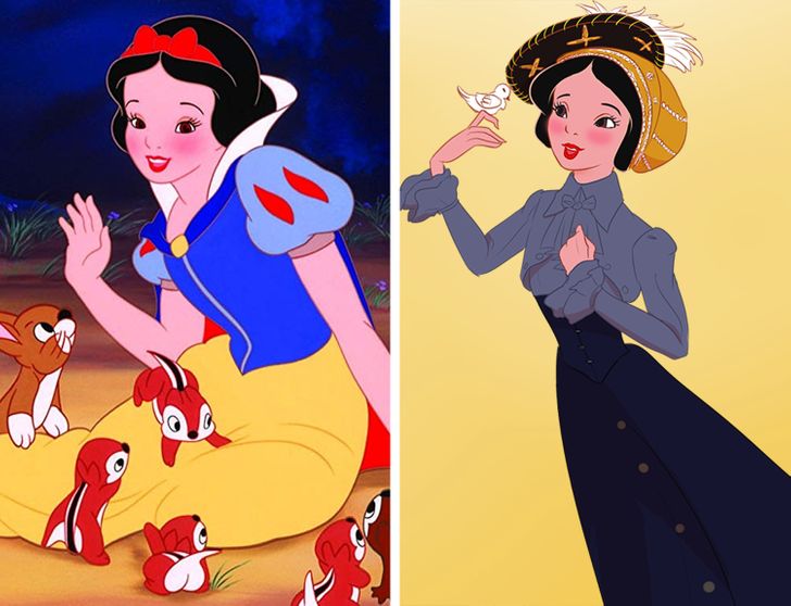 Những nàng công chúa Disney trông như thế nào nếu ở &quot;tạo hình gốc&quot;? - Ảnh 4.
